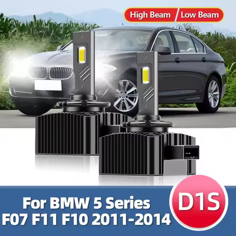 2Pcs D1S LED Headlights 30000Lm Auto Bulbs Canbus 110W Car Lamp 1:1 Xenon HID For BMW 5 Series F07 F