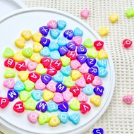 Alphabet Beads: Colorful Hearts