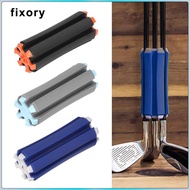 fixory Golf Club Carrier Stand 6 Standing Golf Club Retainer Clip for Putters Irons Woods Hybrid & U