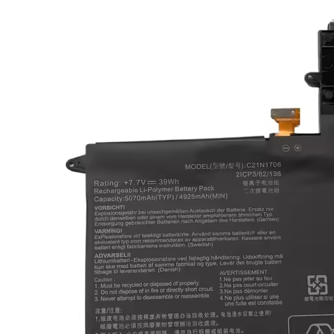 C21N1706 7.7V 5070mAh 2ICP3/82/138 Laptop Battery for ASUS ZenBook Flip S UX370UA UX370F UX370UAR UX