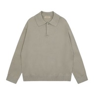 FOG FEAR OF GOD復線ESSENTIALS經典Polo領翻領毛衣