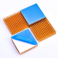 Easycargo 40mm Heatsink Kit 40x40x11mm + 3M 8810 Thermal Conductive Adhesive Tape, Cooler Heat Sink 