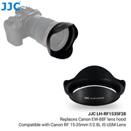 JJC RF Mount Lens Hood for Canon Lens Replace EW-65C ES-65B ET 74B Hood Camera Accessories for Canon