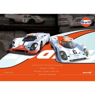 Honbao Shop Sparky 1/64 Porsche Gulf 917 1 & 6 Double Entry Group TINY Exclusive Limited