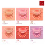 Merrezca Velvet Touch Cushion Blusher Blush (3 G x 1 Case)