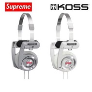 Supreme KOSS PORTAPRO 23FW 聯名耳機 附收納包 Minnie同款