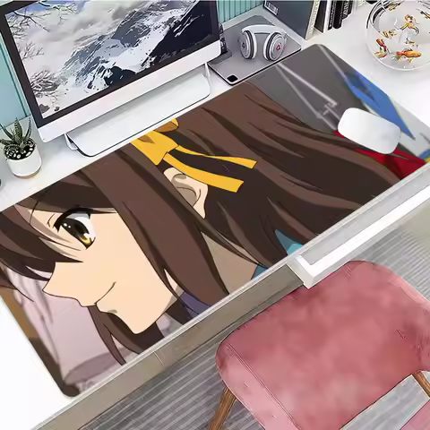 Anime Girl Nagato Yuki Suzumiya Haruhi Mouse Pad Gaming Mouse Pad Mouse Pad With Edges And Non-Slip 