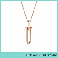 Tiffany HardWear Elongated Link Pendant in 18K Yellow/Rose/White Gold, Necklace