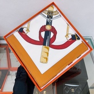 Hermes scarf 90cm 真絲披肩/ 方型絲巾 (eperon d’or forever)