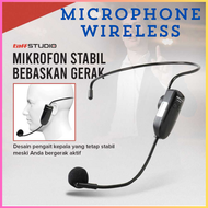 COD TaffSTUDIO Wireless Microphone 2.4GHz Headset with Transmitter - mic imam mesjid terbaik wireles