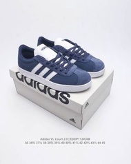 Adidas VL COURT 2.0 SHOES  Men's and women's casual sneakers EU Size：36 36⅔ 37⅓ 38 38⅔ 39⅓ 40 40⅔ 41⅓ 42 42⅔ 43⅓ 44 45