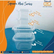 Thinwall Cup 150,120 Ml Square / Thinwall Kotak 150,120Ml ( 25 Pcs)