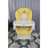 เก้าอี้ไฮแชร์ High chair (เก้าอี้ทานข้าว & เปลไกวกล่อมนอน) แบรนด์ Combi คละลาย ถาดครบชุด