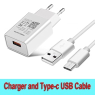 【Prime deal】 For A32 A52 A72 A12 A42 5g S21 S20 Fe Eu Plug 5v 3a Fast Charger Phone Adapter Type-C U