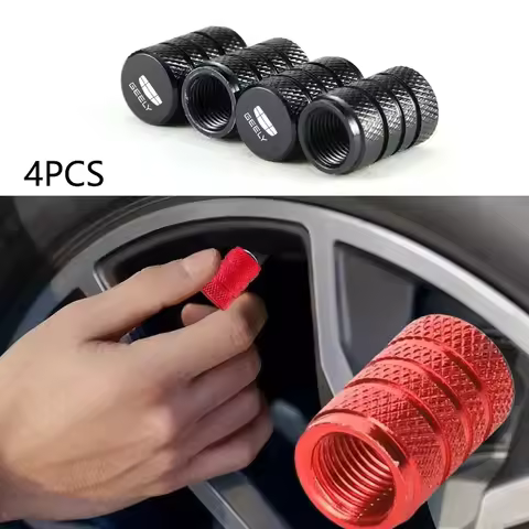 Car Wheel Tire Valve Caps Tyre Stem Covers Airdust Waterproof Car Accessories For Geely Atlas Coolra