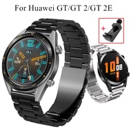Huawei Watch GT 2E GT 3 2 Pro Strap + สายปรับสำหรับ Samsung Galaxy Watch 6/5/4/3 46Mm/42Mm/Active 2/S3เกียร์สายรัดข้อมือผจญภัย22/20Mm แสตนเลสสร้อยข้อมือเหล็ก46 42