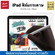 Manis Lemon Paperlike ฟิล์มกระดาษ สำหรับไอแพด film for iPad Pro Gen 9 8 7 6 Air 5 4 3 2 1 Mini 6 5 2022 2021 2020 2018 11 10.9 8.3 10.5 10.2 9.7 7.9