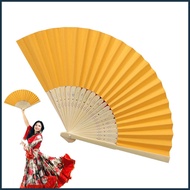 Hand Held Folding Fan Silk Folding Fans With Frames 8Inch Vintage Silk Fans Silk Folding Fans With F