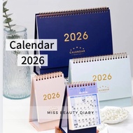 【ReadyStock】2026日历2026日历📆Year 2026 Calendar Calendar Table Calendar Desktop Calendar 2026 Kalendar O