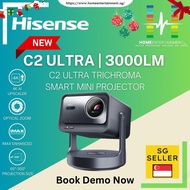 [ 3 YEARS WARRANTY] Hisense C2 Ultra Trichroma 4K Smart Mini Laser Projector