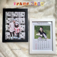 1st Anniversary Custom Grid Frame Viral Anniversary Graduation Birthday Gift Custom 5R Frame