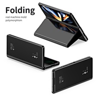 Electroplated Casing for Samsung Galaxy Z Fold 4 Z Fold 5 Fashion Design Metal Glitter Z Fold4 Z Fold5 With Stand Phone Case