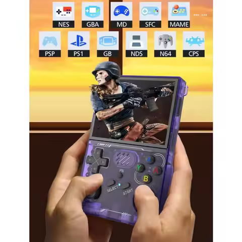 Original R36XX Retro Handheld Game Console Linux System 3.5 Inch IPS Screen Portable Pocket Video Pl