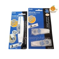 Plus Correction Tape 5mmx 6 M. WH-605 + Refill