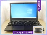 缺貨 UZ3C二手筆電 ACER E5-572G i5四代四核3.2G/2G獨顯/8G/固態256G/15吋薄型新電池