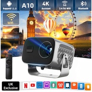A10 PLUS Portable 4K Projector1080P Full HD Android 13 2.4G/5G WiFiBluetooth Smart Home Theater Proj