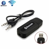 USB BLUETOOTH 3.5MM STEREO AUDIO MUSIC RECEIVER ADAPTER FOR SPEAKER /