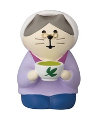 日本 DECOLE Concombre 新米祭公仔/ 農家奶奶貓