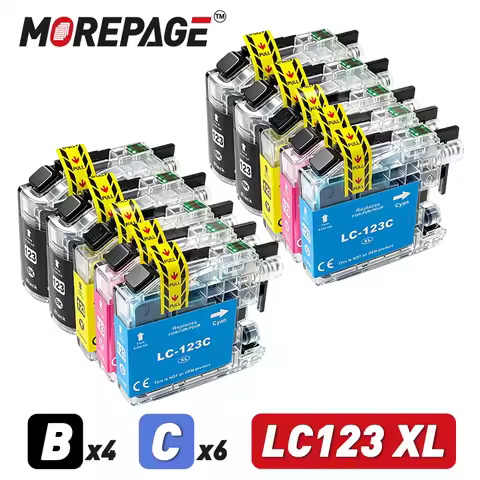 LC123 121 XL Ink Cartridge For Brother LC123XL Compatible MFC J4410DW J4510DW J4610DW J4710DW J470DW