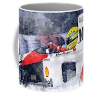 Ayrton Senna McLaren 1991 Hungarian GP Coffee Mug Ayrton Senna McLaren 1991 Hungarian GP Coffee Mug