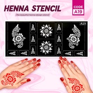Sticker inai / Sticker Henna / Henna Stencil / Mehndi Stencil NEW DESIGN