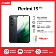 Redmi 15 5G (8GB RAM + 256GB ROM) | IPS LCD 90Hz | 50MP Camera | 7000mAh + 33W Fast Charging