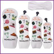 Mallet Putter Headcover PU Leather Golf Mallet Putter Covers Sport Gear Maintenance Accessories Soft