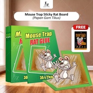 (FREE GIFT) Ezlife Perangkap Tikus Pelekat Tikus EzLife Mouse Trap Sticky Rat Boards Glue Rat Mice P