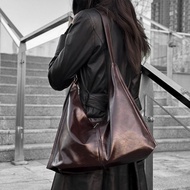 Olang thời trang Tote Da PU Túi có khóa kéo đóng cửa và khâu chi tiết