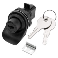 1 Set Locking Push Button Latch for Marine Boat Radio Box, Tool Box, Electronic Box, Motorcycle Glove Box Lock.