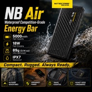 NITECORE NB Air 5000mAh Waterproof Power Bank | 18W Output | Ultra-Light 89g Trail Running Hiking Ca