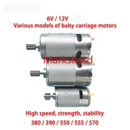 Children's electric toy car motor,RS550 RS390 RS380 6V 12V DC motor for kid's ride on car