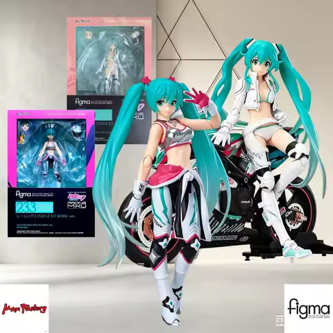 MaxFactory Figma Multi-SKU Movable Racing Figurine Set PVC Statue Helmet Moto Outfit Premium Desktop