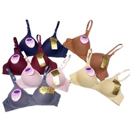 FEMA BRA PLAIN CUP BRA SMALLa MEDIUM FOAM 2 HOOKS SIZE 34-40 A5 A6