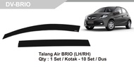 Talang Air for Brio / Door Visor Brio / Talang Air for Honda Brio