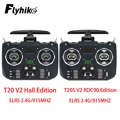 Jumper T20/T20S V2 RC HALL/RDC90 ELRS 915Mhz/2.4GHz Remote Control Transmitter Oled Screen Max 1000m