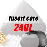 150-240L Bean Sofa Insert Core without Filling Polystyrene Foam EPS Ball Beag Filler Big Inner Stuffing Wash Bag Zipper