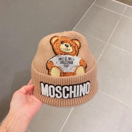 CHANEL444 Blue Knitted Hat CC Logo Fashion Trend Unisex