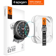 SPIGEN 2 Pack ฟิล์มกระจกสำหรับ Galaxy Watch 8 Classic 46mm [Glas.tR EZ Fit] Less Time Guaranteed Ali