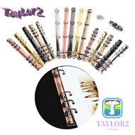 ATAYLOR Spiral Rings Binder Clip A5 A6 A7 Notebook Diary Metal File Folder Refillable